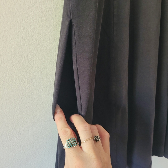 Beyond Yoga Charmed Mini Dress Medium Black Pockets Flattering Swing Casual - Picture 7 of 10